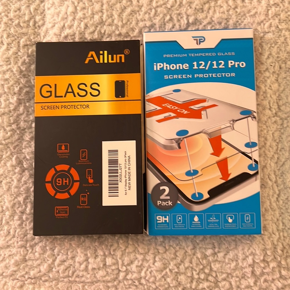 iPhone 12 Pro screen protector kits